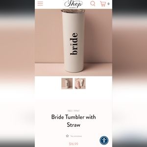 Style Me Pretty Bride Cup (Wedding)